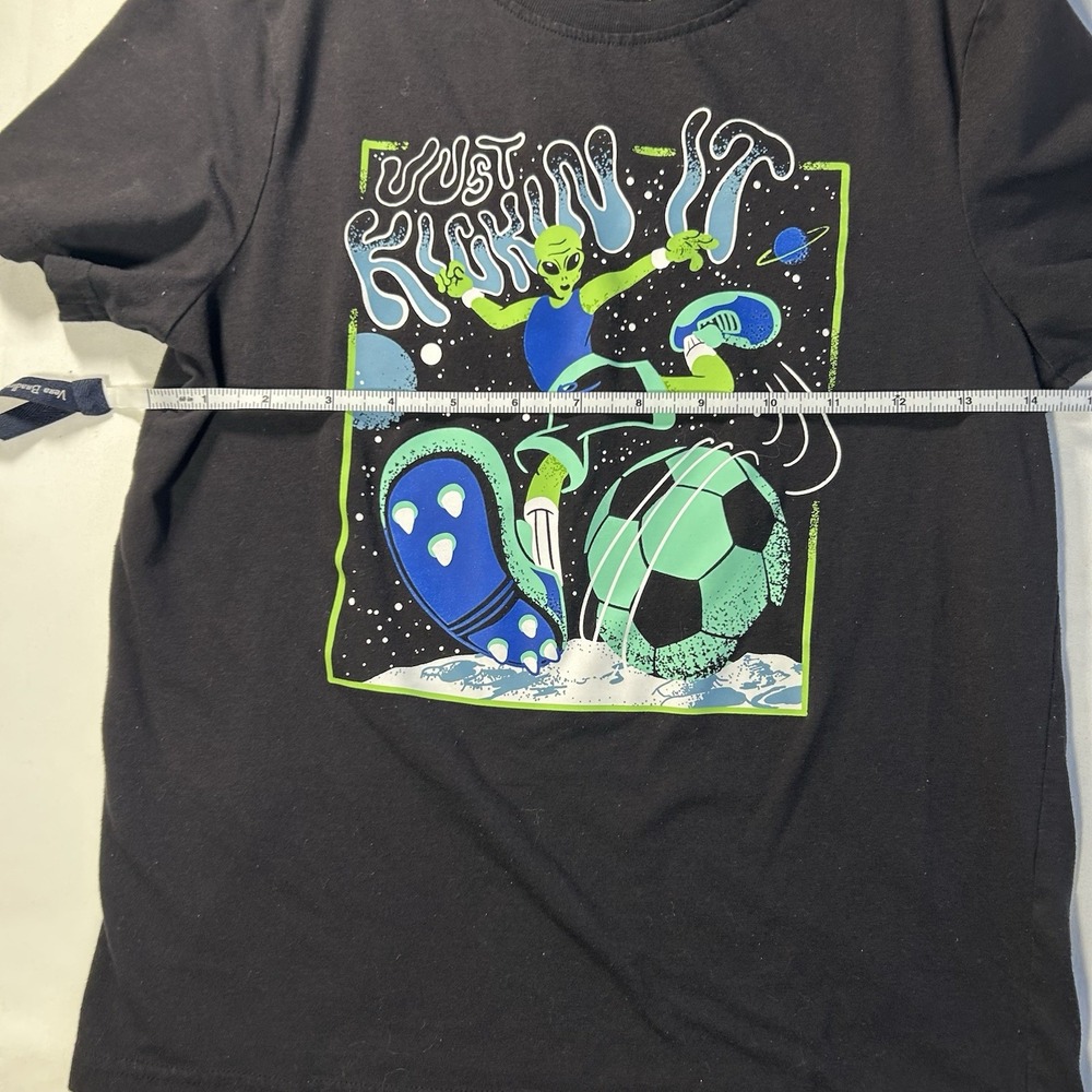 Nike Tek Gear Boys Graphic T-Shirt Lot 4pc Dinosaur Alien Soccer Multi Size M - Picture 3 of 16